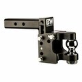 B&W Towing 8 Blk T&S, 2 Ball Pintle TS10055